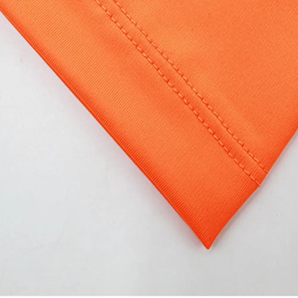 Fluorescent Reflective Arm Warmers Spandex/Elastane Quick-drying Ice Silk Sleeves Black Armguards Cuff UV Protection Arm Covers