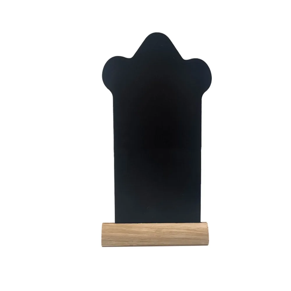 

10Pcs/Set Portable Mini Double-Sided Blackboards DIY Reusable Erasable Writing Plate Universal Vintage Reminder Chalkboard