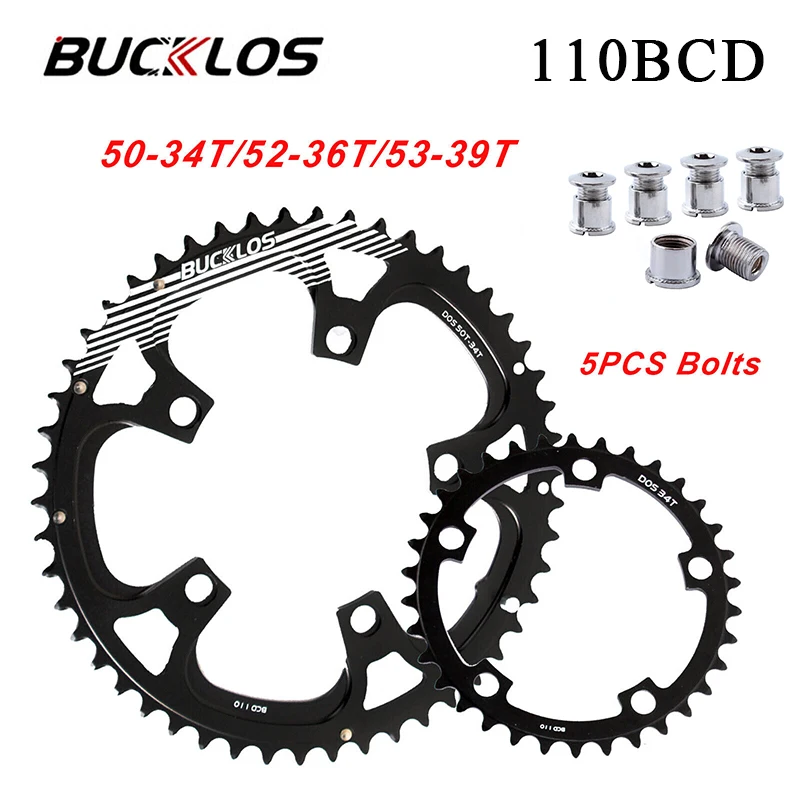 �y�Z�[�����zBUCKLOS 110BCD �`�F�[�������O ���[�h�o�C�N �`�F�[�������O 50-34T 52-36T 53-39T �܂肽���ݎ��]�� �`�F�[���z�C�[�� 110 BCD ���]�� �N���E��