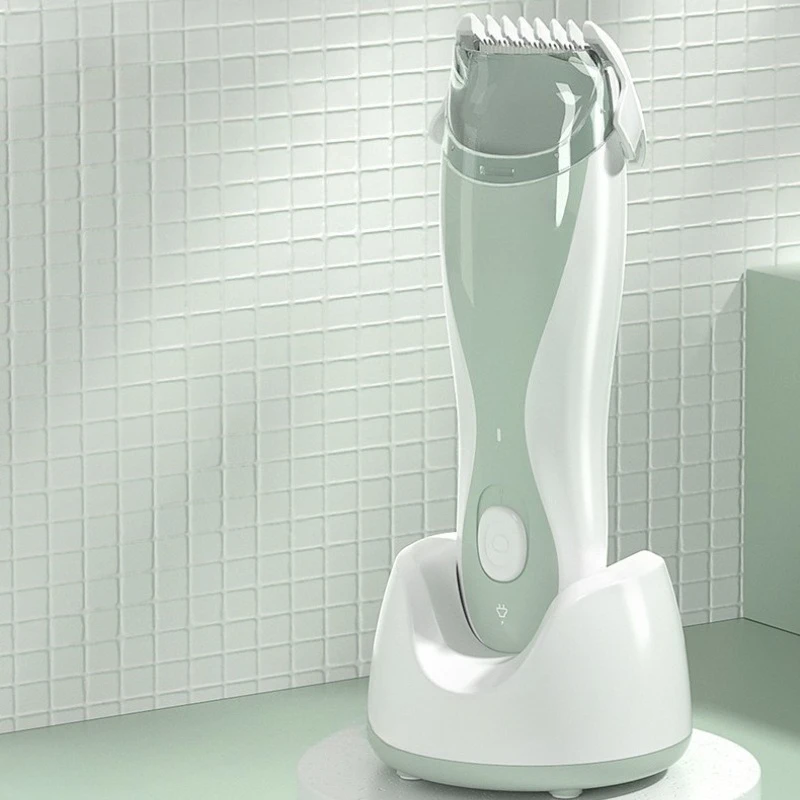 Baby haircut Ultra-quiet automatic hair suction Baby home newborn child fetal hair shaving electric fader