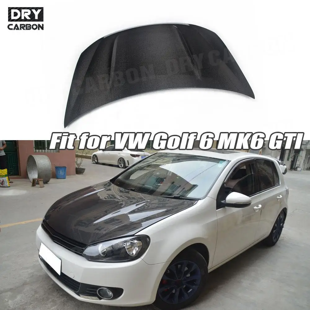 

Carbon Fiber / FRP Front Engine Hood Cover Bonnet Cap for Volkswagen VW Golf 6 VI MK6 GTI R20 2010 2011 2012 2013 Car Styling