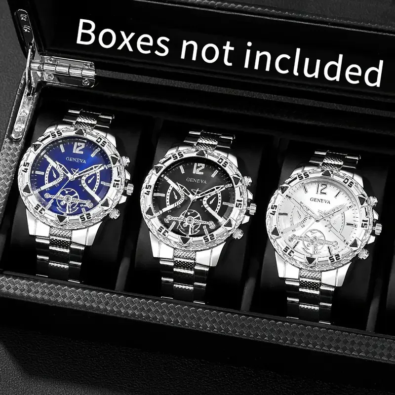 

LByzHan Men Business Watches Fashion Stainless Steel Band Male's Quartz Watch