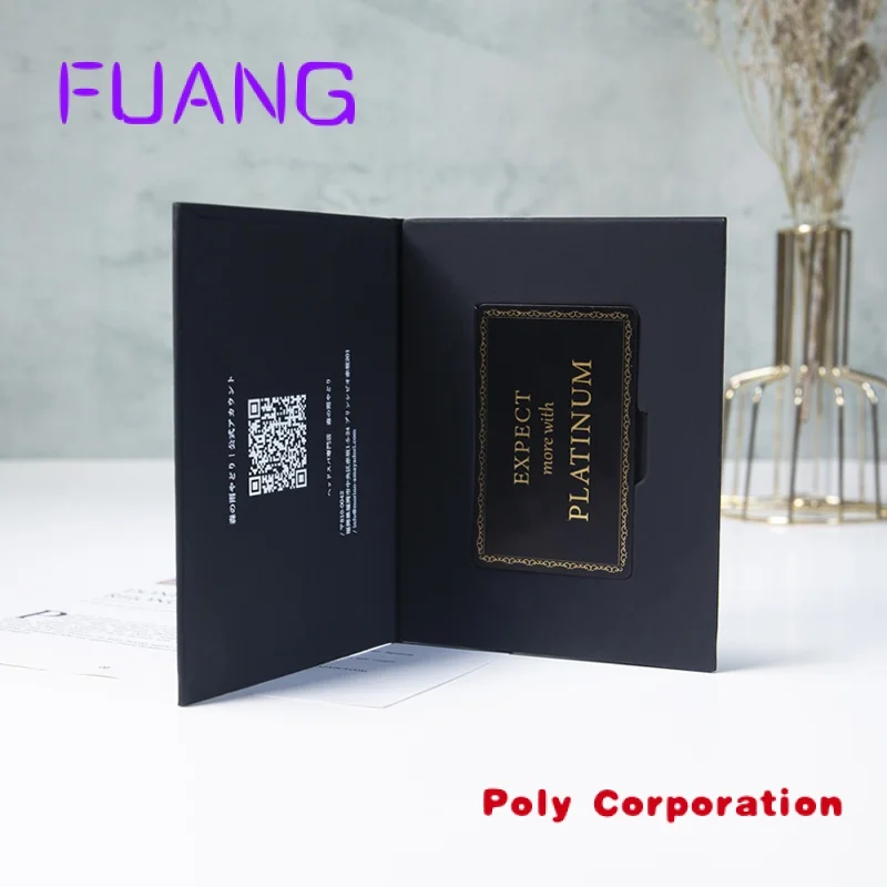 Custom  Factory Custom Packaging Card Holder Vip Credit Business Card Packaging Gift Boxes With Magnetic