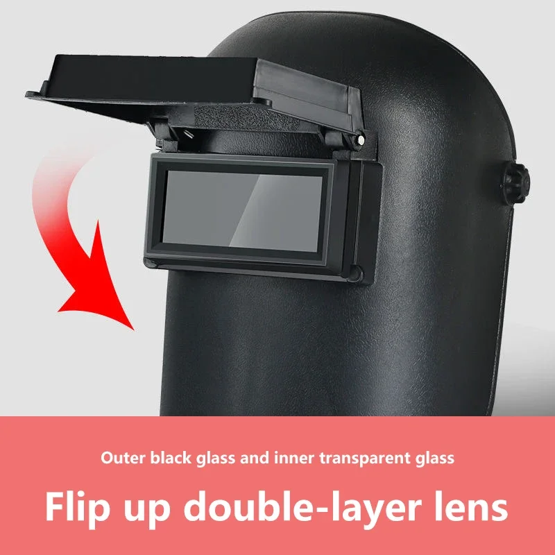 Welding Mask Head-Mounted Welder's Special Protective Mask Welding Welder Mask Dust-Proof Welding