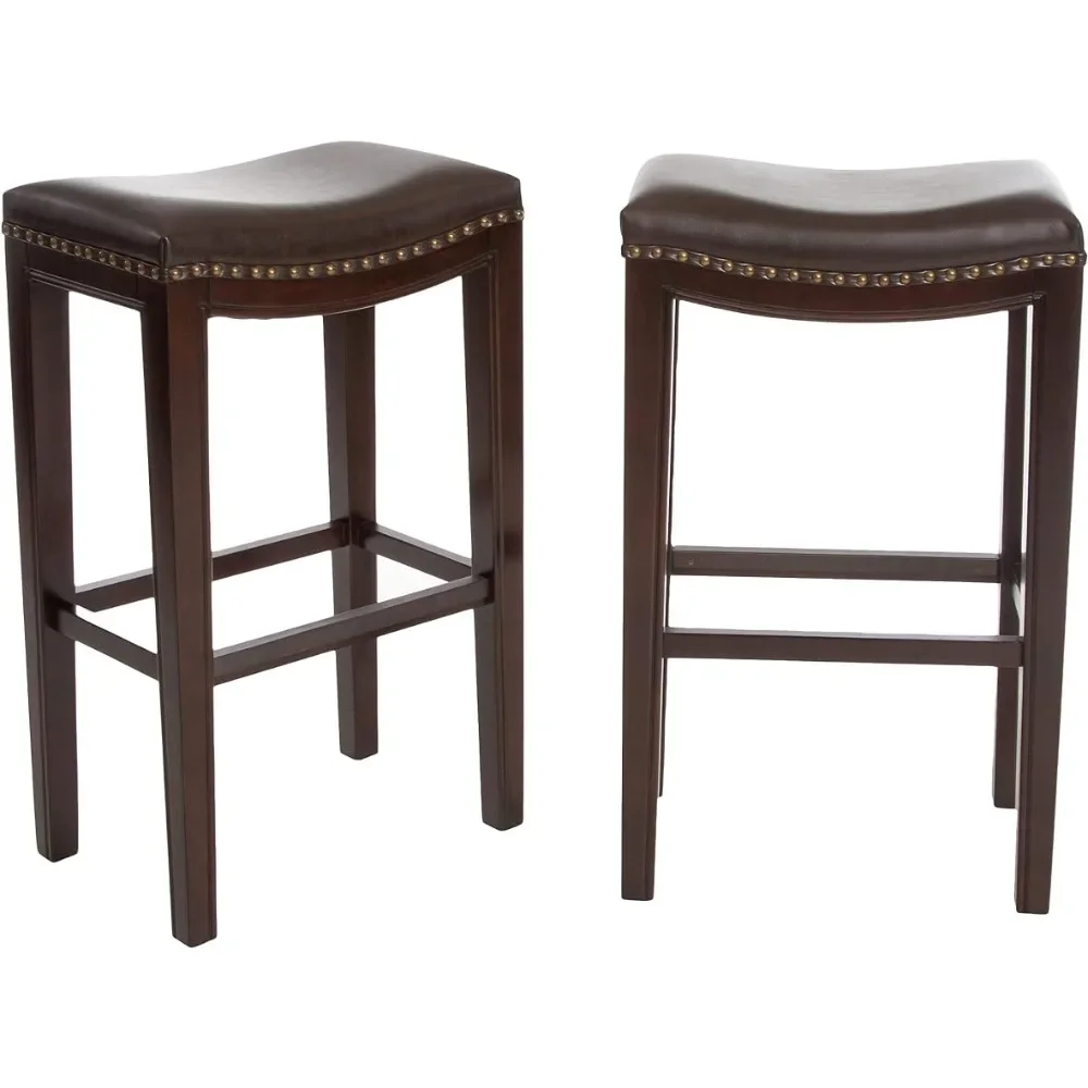 

2-Pcs Set Living Room Furniture Avondale Backless Bar Stools Brown Freight Free Livingroom Furniture Sets Chairs Home