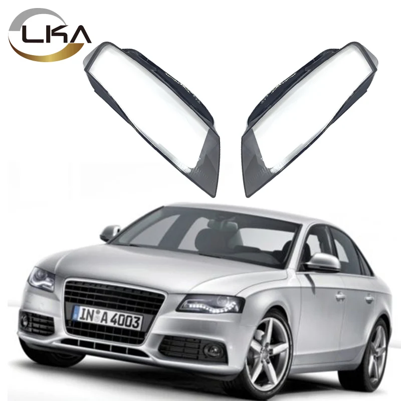 

Car Front Headlight Cover Transparent Headlamp Shell Lampshade For Audi A4 B8 2008 2009 2010 2011 2012 Original Cover Replace