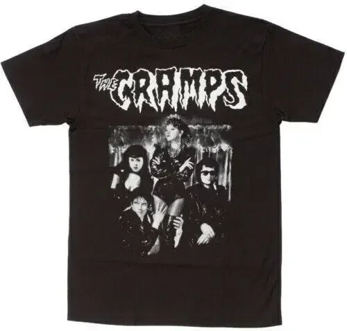 The Cramps Band Short Sleeve T-Shirt Gift For Men Women Funny Black Tee