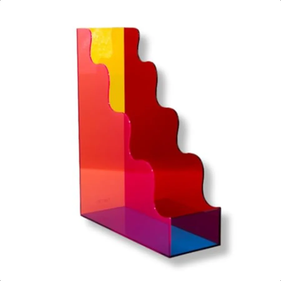 Ban.do милый акриловый держатель для файлов красочный настольный органайзер для классной комнаты офис почтовая бумага для хранения писем цветной блок