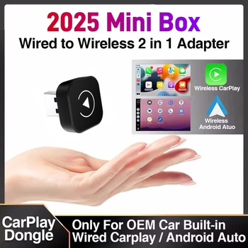 2in1 Wireless CarPlay Dongle Wireless Android Auto Adapter AI Smart Box Car Intelligent…