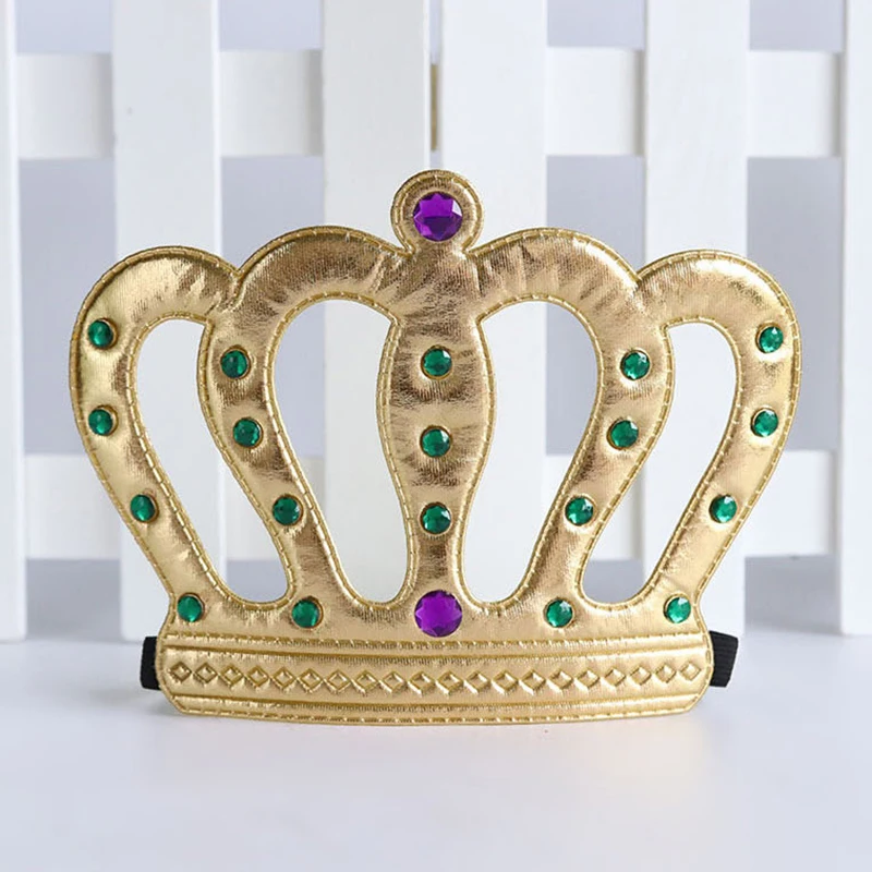 1pc Prinzessin Prinz Krone Hüte Geburtstag Party Decor Goldene Geburt Kappe Kinder Kinder Partys Zubehör Versorgung – Detail 4