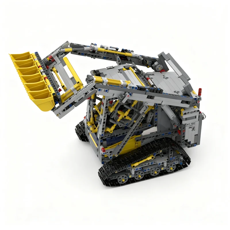 2271pcs MOC Compact Track Loader Model Building Blocks Architecture Toy Christmas Gift Birthday DIY Assemble Education Kids