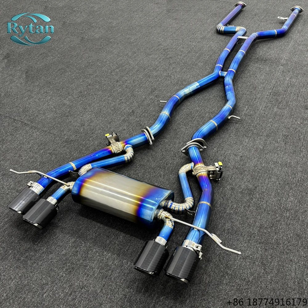 

Выхлопная система Valvetronic Catback с титановым синим клапаном для M3/M4/G80/G82 S58