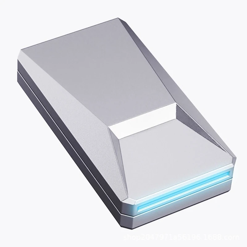 Magnetic Fingertip Segmented Push Card - Alloy Stress Relief Toy, Mechanical Space-Time Themed Luminous Fidget Essential