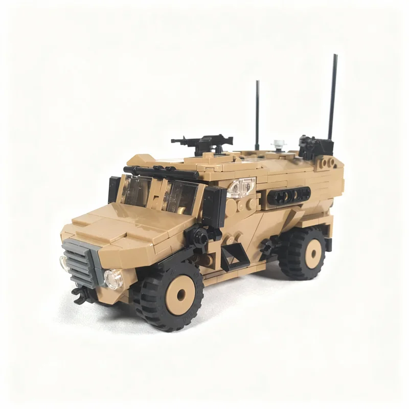 

NEW 436PCS MOC Creative Model Foxhound Ocelot Mrap Building Blocks Assembly Building Blocks Display Birthday Gift Collection Set