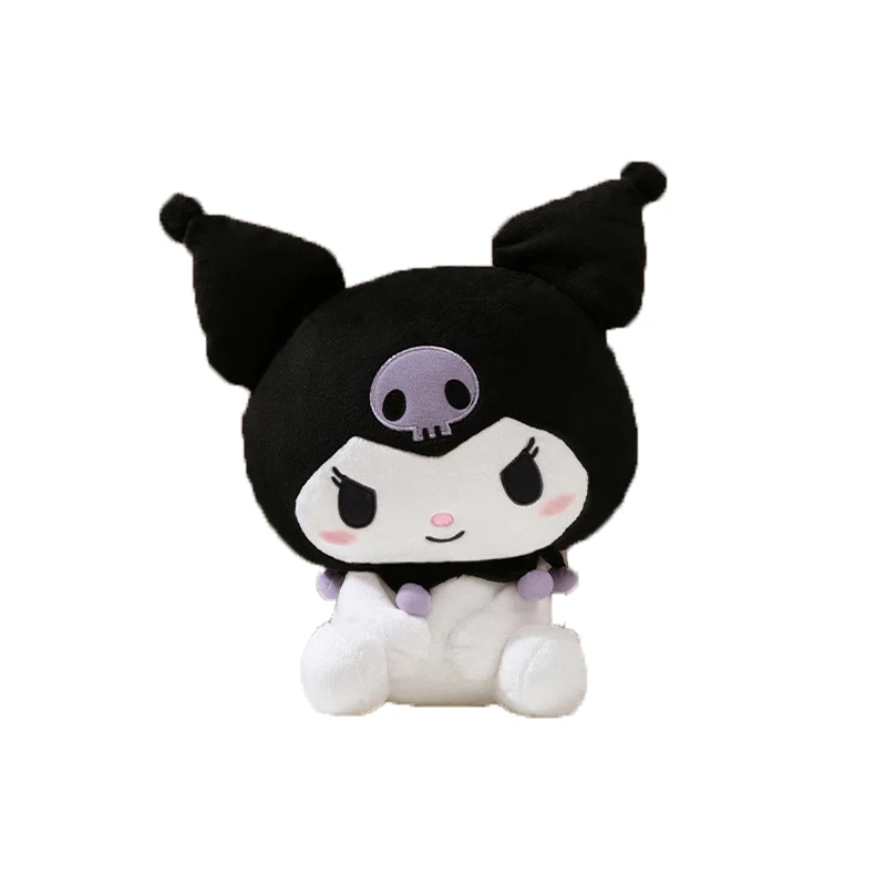 

В наличии оригинальная плюшевая игрушка Sanrio Kuromi 35 см с персонажем мультфильма, подарок на день рождения, праздничные подарки