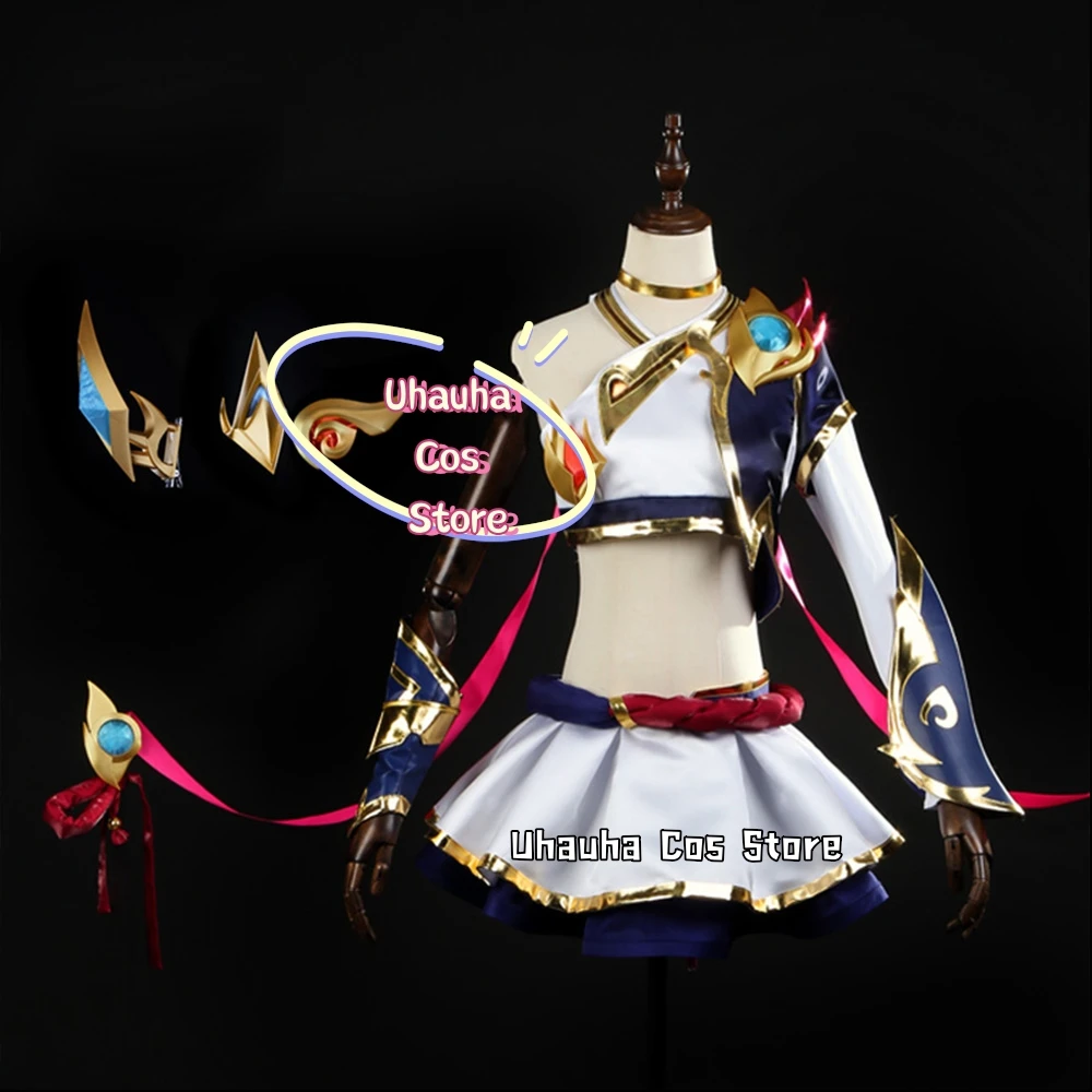 LOL jinx T1 بطل Jinx أزياء تنكرية JK بدلة بحار ملابس المعركة لعبة الهالوين للنساء زي لعب الأدوار شعر مستعار