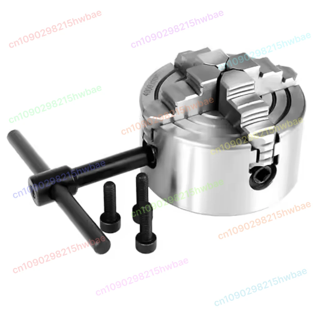 

1pc 4 Jaw Self-Centering Chuck Lathe Chuck K72-100 Scroll Chuck 100mm For Small Lathe with Hardened Steel With