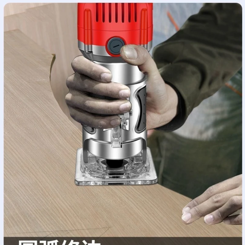 

Woodworking special trimming machine flip-chip bakelite milling and opening gong machine multi-functional aluminum-plasti