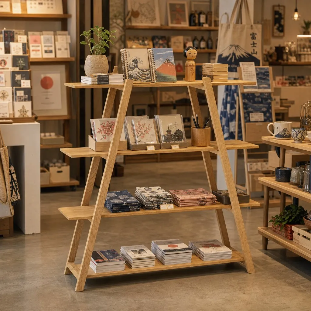 YJQ Visualizer Triangle Multifunctional Storage Merchandise Exhibition Supermarket Display Handmade Shelves