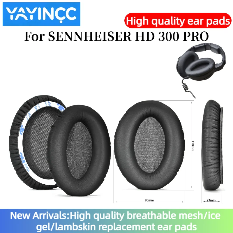 

YAYINCC 1 Pair Replacement memory foam Ear Pads Pillow Cushion Cover For SENNHEISER HD 300 PRO Headset