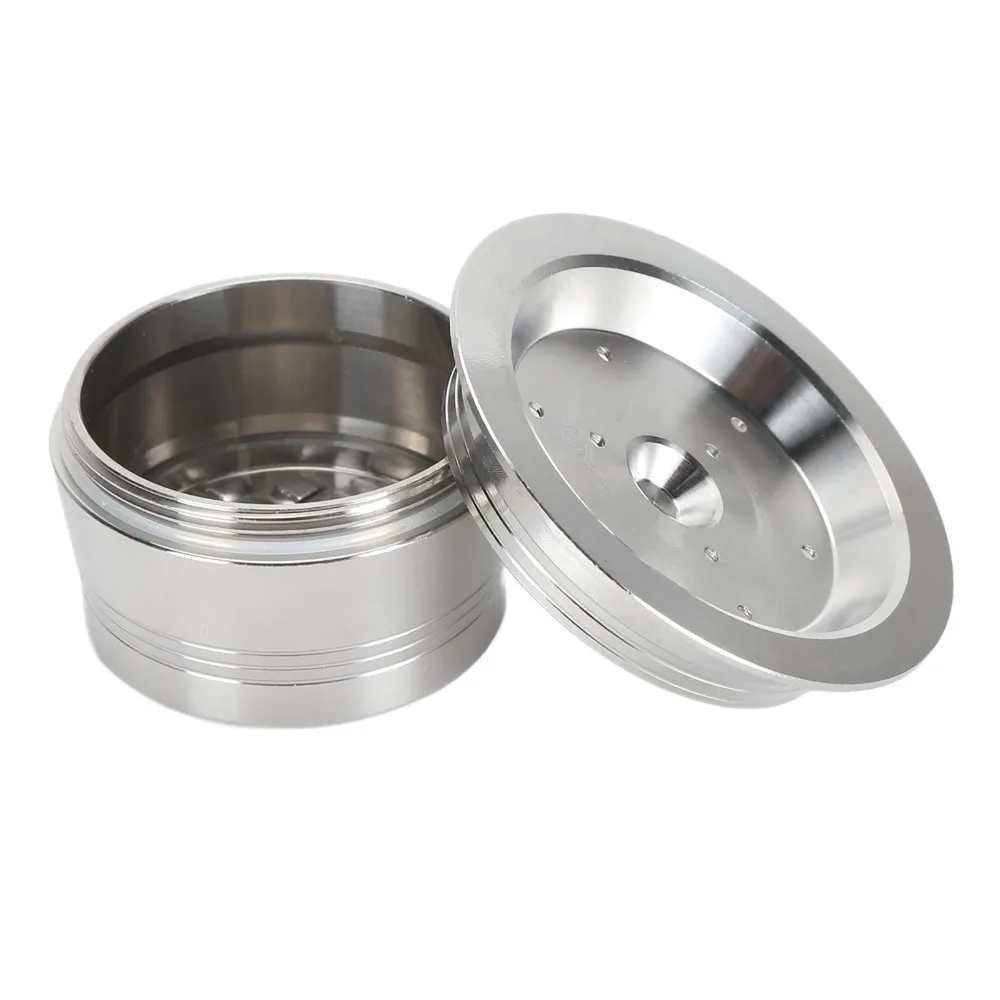 Stainless Steel Material Reusable Coffee Pods With Spoon Brush Reusable Design Metal Reusable Coffee Pods Eco Friendly Feature