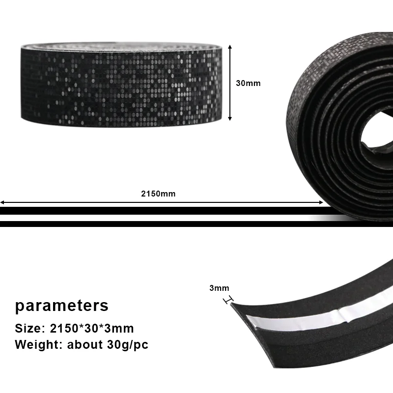 Bicycle Handlebar Tape With End Plug Anti-Slip Shock Absorption Bike Handle Bar Tape Racing Fixed Gear Belt Cycling Accessories