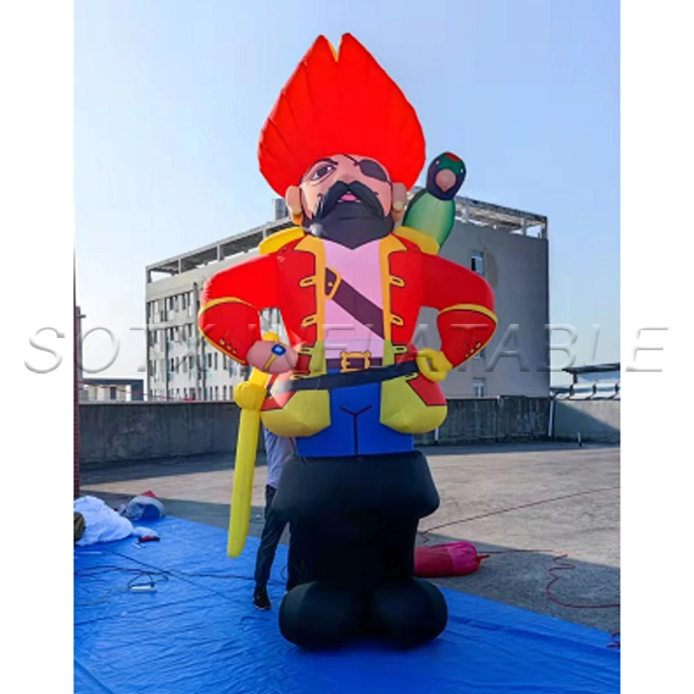 For SaleBest Custom Advertising Giant Inflatable Pirate Oxford Inflatable Cartoon Character Model