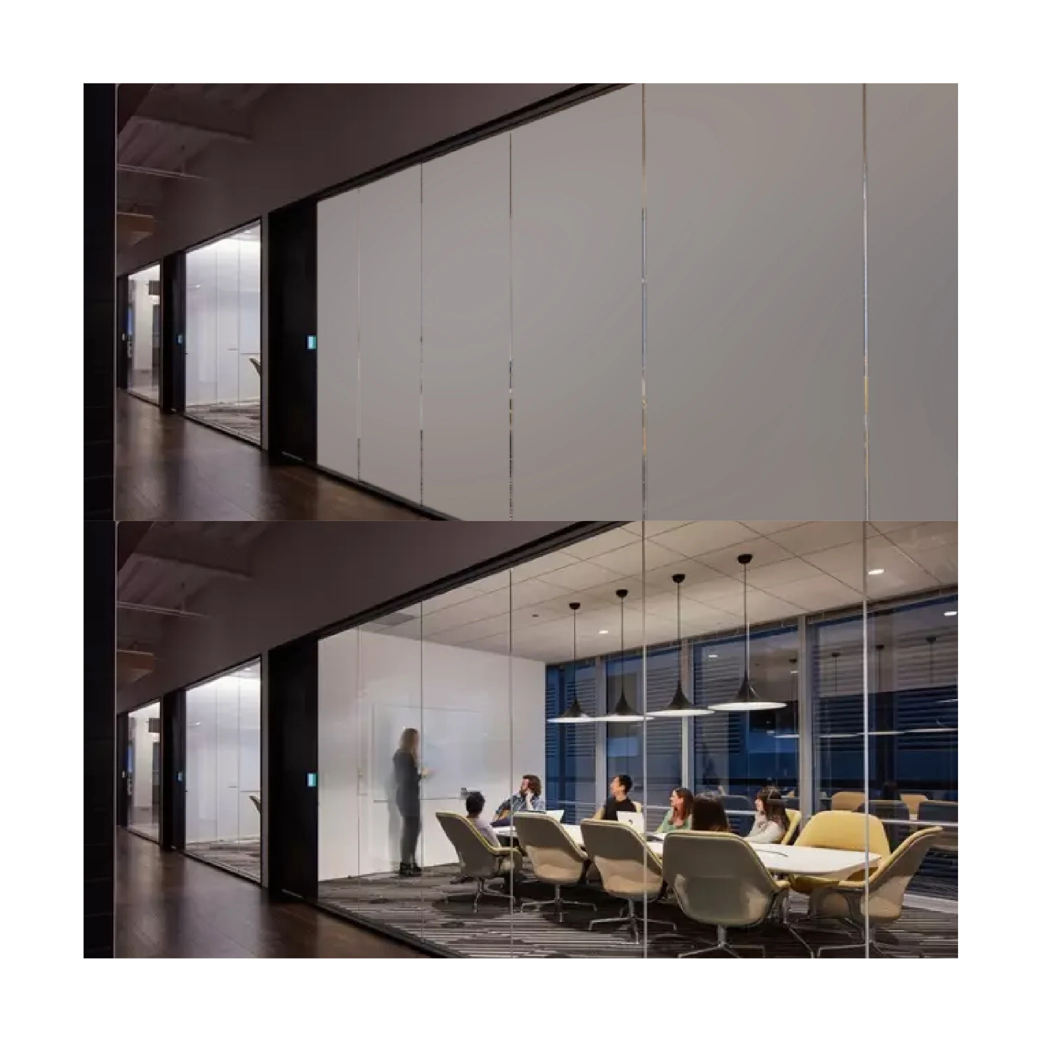 Self-Adhesive White Pdlc Glass Film for Privacy Protection Smart Electric Film