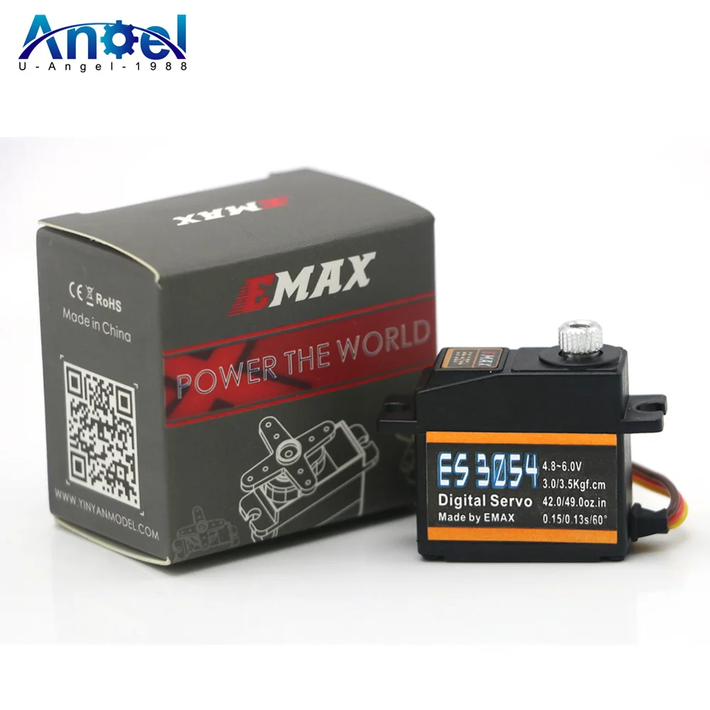 8 قطع Emax ES3054 17g 3.5 كجم 0.13sec 23T ميتال جير أجهزة رقمية لطائرة RC ES3154 ترقية