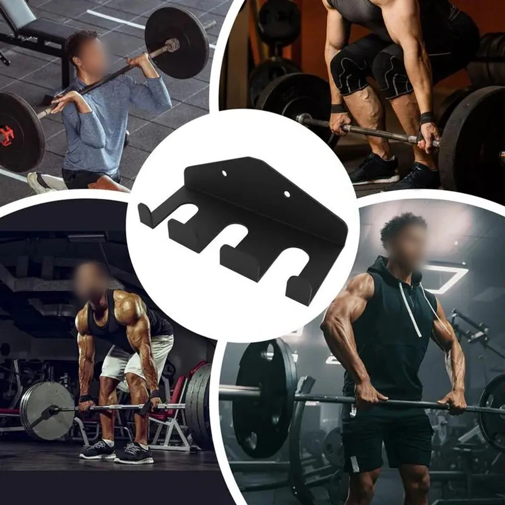 

Barbell Rack Space-Saving Wall-Mounted Barbell Holder For Home Gym Barbell Rack Vertically Suspended Barbell Rack Wall Mounted