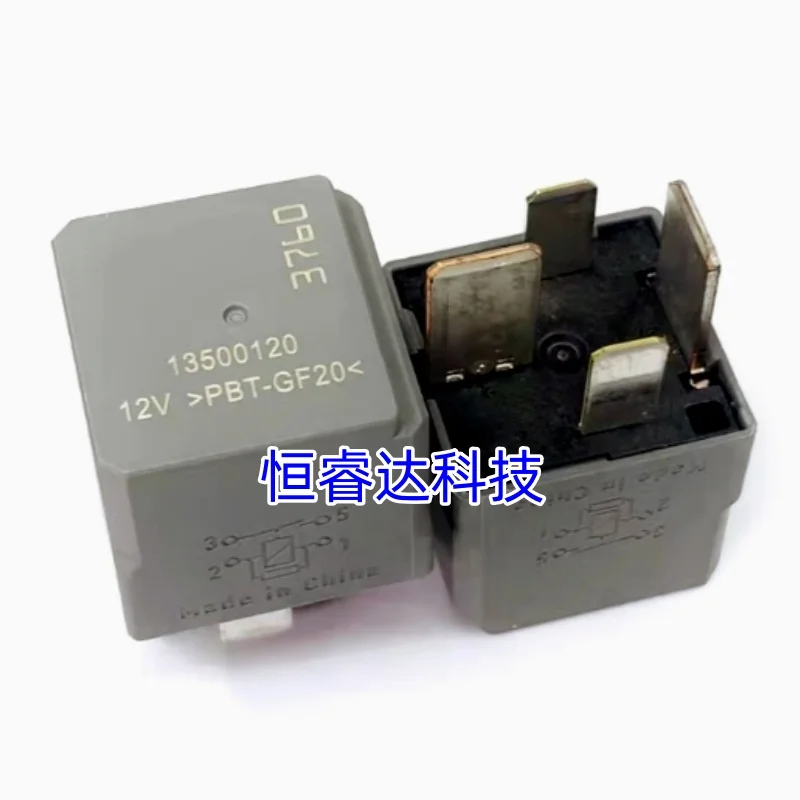 

(2pcs)100% New 13500120 GM Universal fan fuel relay 12V 4 feet Large wide feet chipset