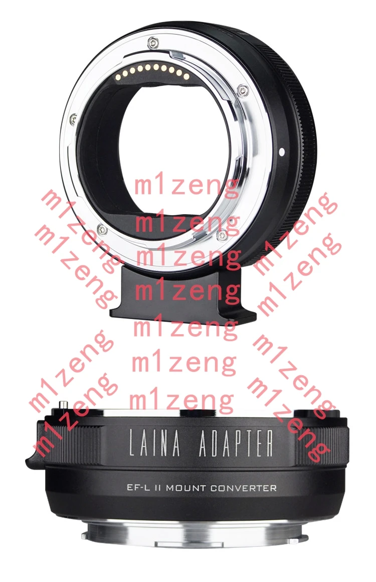 Auto Focus Adapter Ring for Canon EF/EF-S Lens Compatible with Leica T/LT/TL2/SL/CL Sigma FP/FPL Panasonic S1H/S1R/S1II/S5II/S9