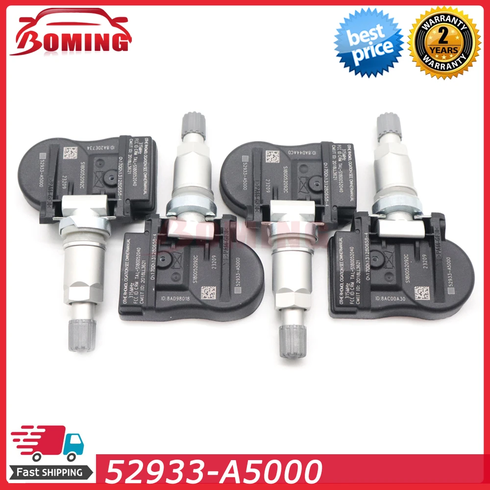 

Датчик давления в шинах TPMS 52933-A5000 для Hyundai Accent Equus Santa Fe Genesis Coupe Kia Optima Sorento Cadenza 315 МГц