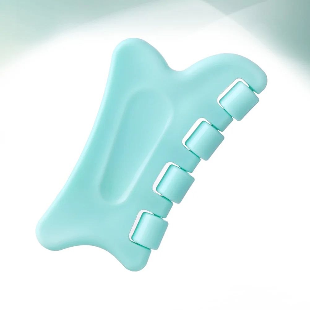 

Facial Massage Scraping Board Blue Multi- Stone Tool For Neck Shoulder Foot Back Massager Health Gift
