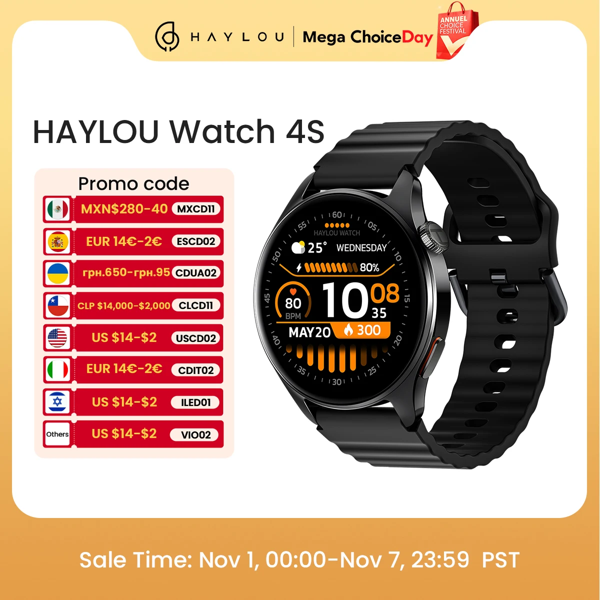 HAYLOU Watch 4S GPS Smartwatch 1,43-Π΄ΡΠΉΠΌΠΎΠ²ΡΠΉ HD AMOLED-Π΄ΠΈΡΠΏΠ»Π΅ΠΉ 5 ΡΠΏΡΡΠ½ΠΈΠΊΠΎΠ²ΡΡ
GPS-ΠΏΠΎΠ·ΠΈΡΠΈΠΎΠ½ΠΈΡΠΎΠ²Π°Π½ΠΈΡ 120 ΡΠ΅ΠΆΠΈΠΌΠΎΠ² ΡΡΠ΅Π½ΠΈΡΠΎΠ²ΠΎΠΊ Π‘ΠΏΠΎΡΡ Π€ΠΈΡΠ½Π΅Ρ Π‘ΠΌΠ°ΡΡ-ΡΠ°ΡΡ HAYLOU Watch 4S GPS Smartwatch 1,43-Π΄ΡΠΉΠΌΠΎΠ²ΡΠΉ HD AMOLED-Π΄ΠΈΡΠΏΠ»Π΅ΠΉ 5 ΡΠΏΡΡΠ½ΠΈΠΊΠΎΠ²ΡΡ
GPS-ΠΏΠΎΠ·ΠΈΡΠΈΠΎΠ½ΠΈΡΠΎΠ²Π°Π½ΠΈΡ 120 ΡΠ΅ΠΆΠΈΠΌΠΎΠ² ΡΡΠ΅Π½ΠΈΡΠΎΠ²ΠΎΠΊ Π‘ΠΏΠΎΡΡ Π€ΠΈΡΠ½Π΅Ρ Π‘ΠΌΠ°ΡΡ-ΡΠ°ΡΡ