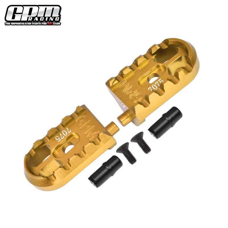 GPM 1/4 Promoto-Mx 오토바이 RTR, FXR-LOS06000 LOSI Alu 7075 오토바이 발 페그 세트