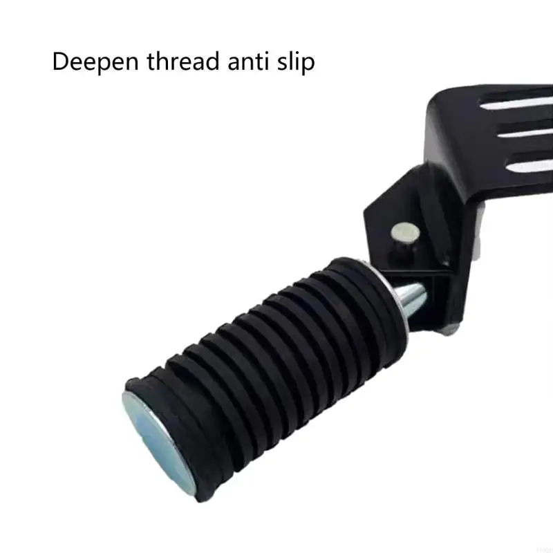 2025 New Motorcycle Footpeg Foldable Design Heavy Duty Iron Build Slip Resistant Texture Universal Compatibility