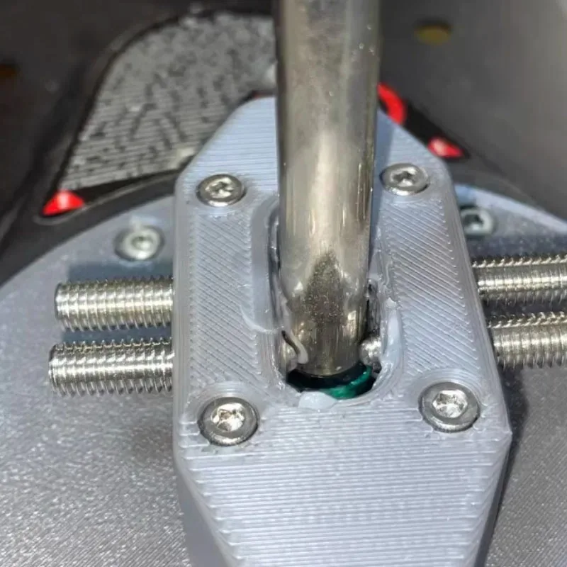 Kit Pelat Pemindah Berurutan Peningkatan Adaptor Mod H Peredam Pemindah Gigi untuk Thrustmaster TH8A Simracing