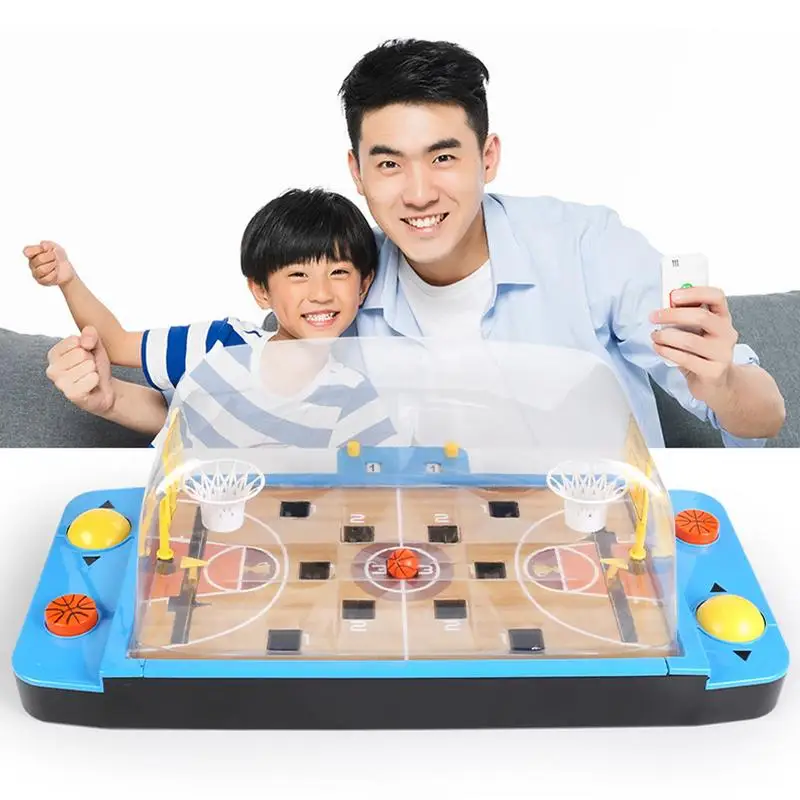 

Basketball Board Game Tabletop Basketball Toy For Kids Mini Tabletop Games With Smooth Edges For School Travel Party Team