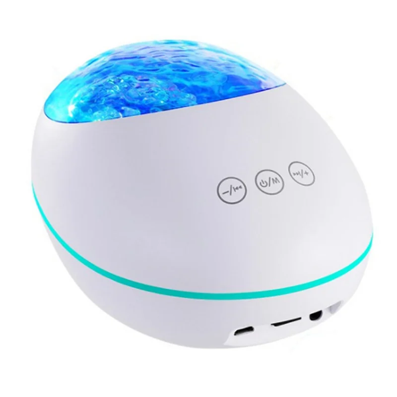 

LICE-Musical Projector LED Baby Night Light Ocean Projectorf For Bluetooth Light Galaxy Projector For Night Lamp White Easy To U
