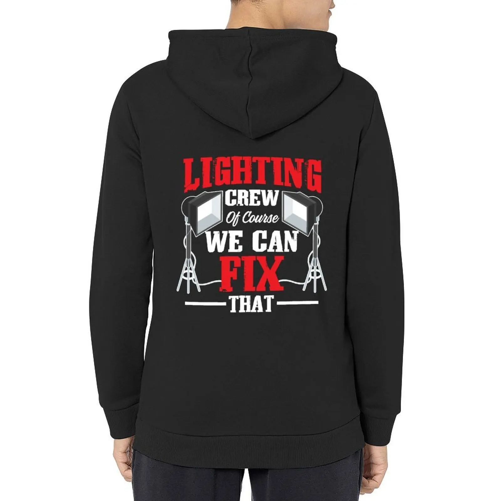 

Lighting Crew Of Course We Can Fix That Men Women Hoodie anime clothes japanese style men's autumn clothes tracksuit men