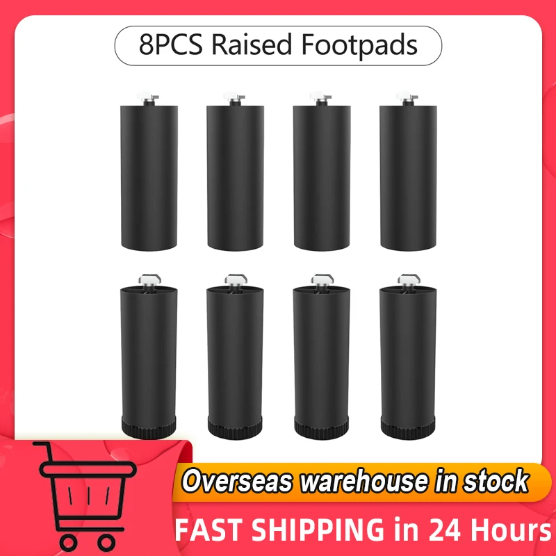 LONGER 8Pcs Raised Footpads Laser Engraver Raiser Cutter Machine Upgraded Accessory Heightening Columns Increase 60mm for RAY 5