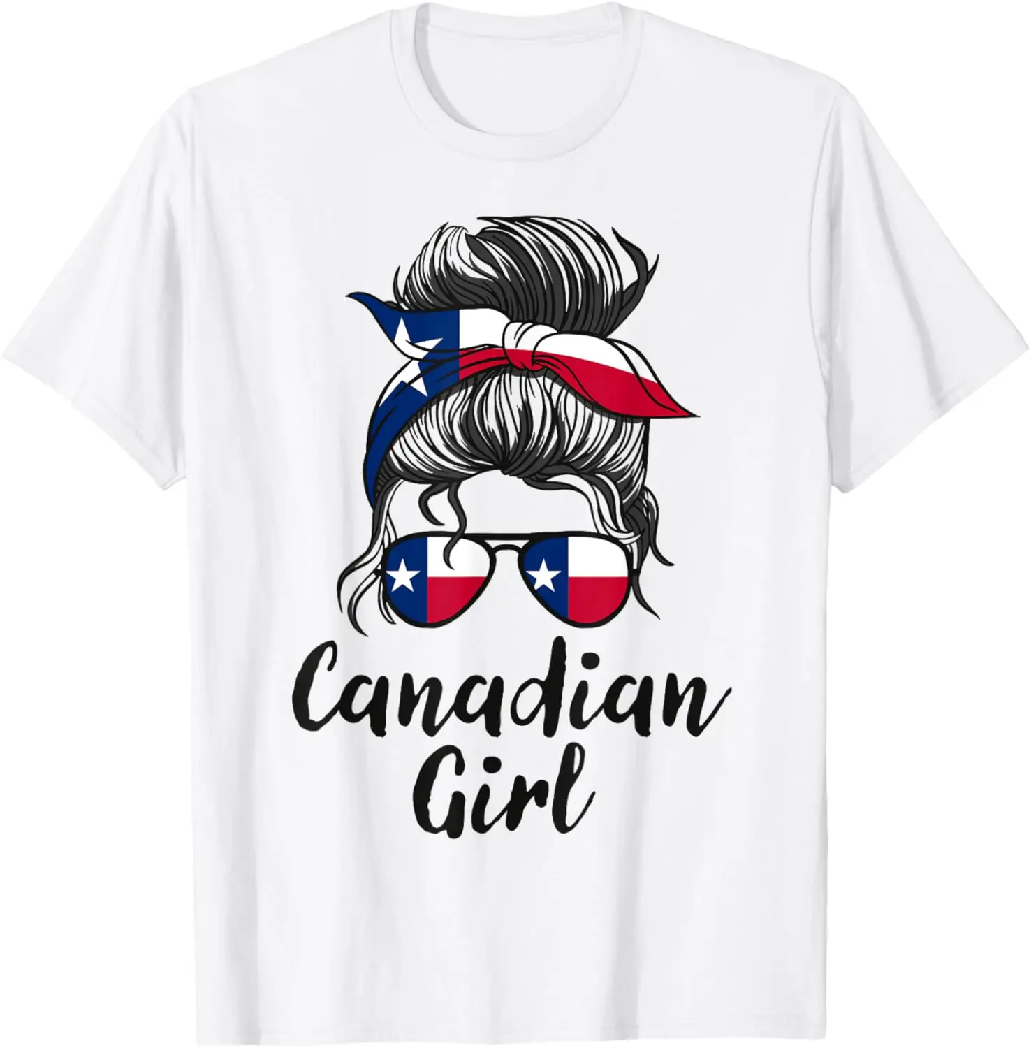

Canadian Texas Women Girl T-Shirt