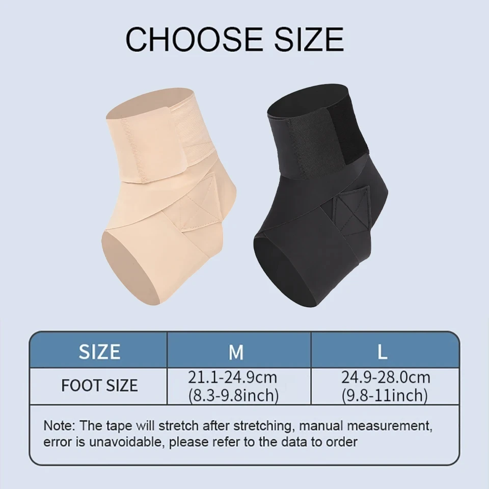 1Pcs Ultrathin High-Elastic Ankle Wraps Ankle Brace Support for Men Women Kids - Adjustable Compression Ankle Sleeves for Sports