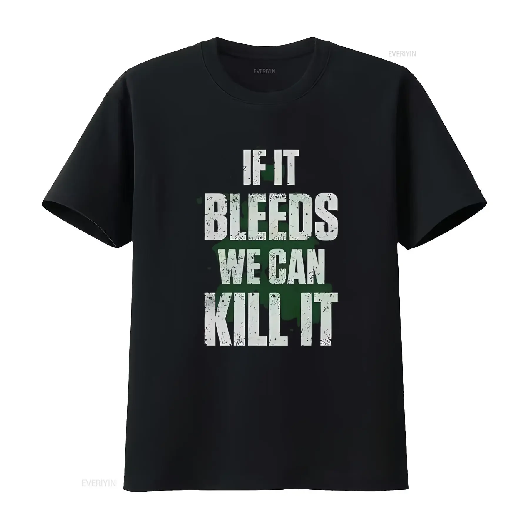 We Can Kill It If Bleeds T Shirt Iconic Design for Bold Statements vintage Washed graphic homme fashion Top For Everyday Wear