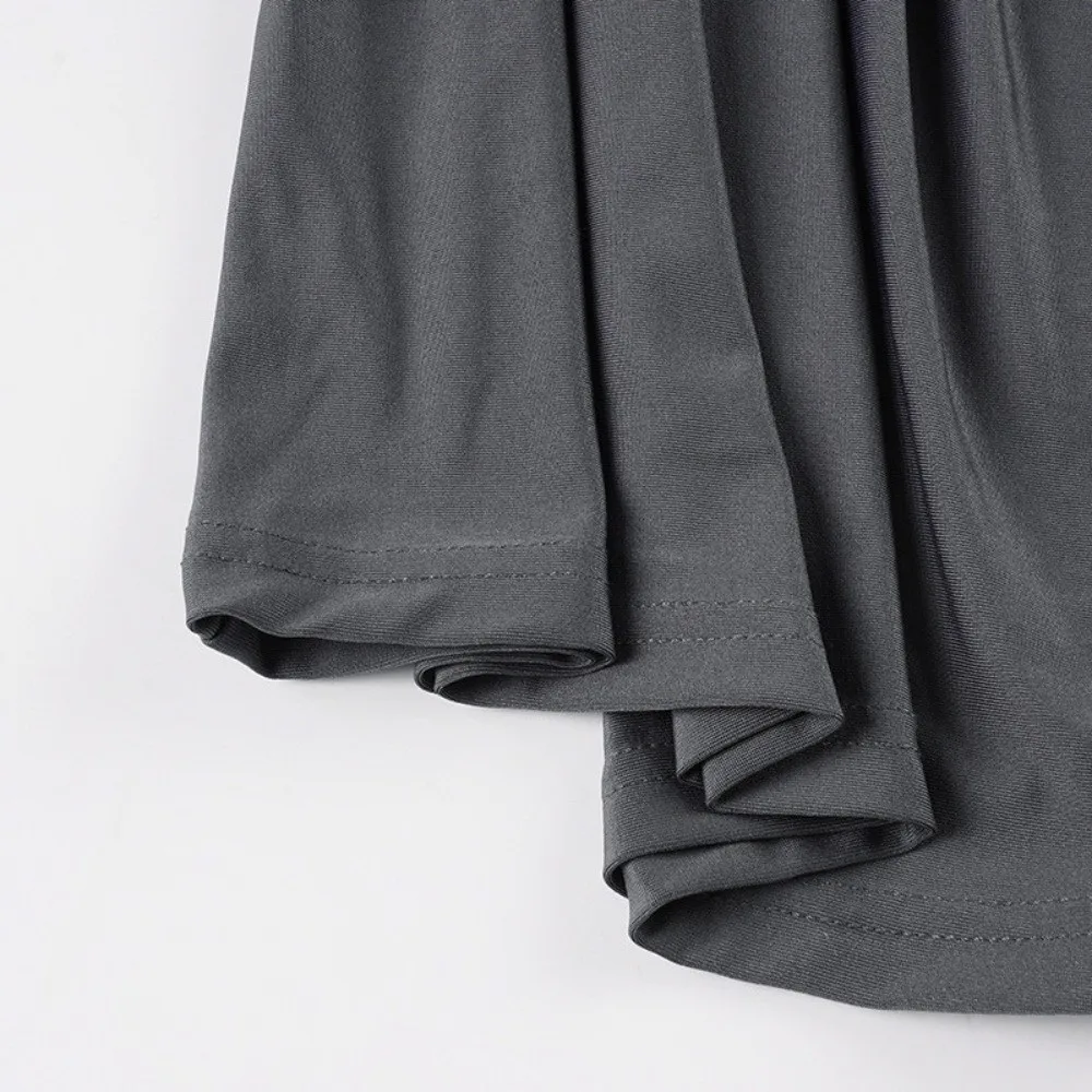 Fashion Sexy Bodycon Dress Long Sleeve Slim Fit Off Shoulder Dress Grey Simple Batwing Sleeve Dress Date Night