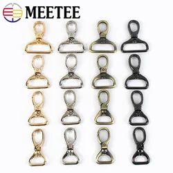 10/20Pcs 16/20/26/32mm Metal Carabiner Buckle Bag Strap Lobster Clasp Webbing Swivel Trigger Snap Hook Belt Buckles Accessories