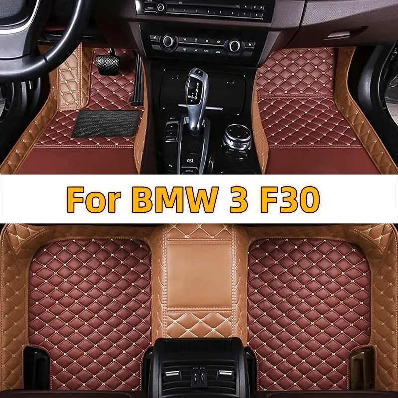 

Car Floor Mats for BMW 3 F30 325i 330i 320i 318i Five Doors 2013 2014 15 16 17 18 19 Foot Pads Carpet Cover Interior Accessories