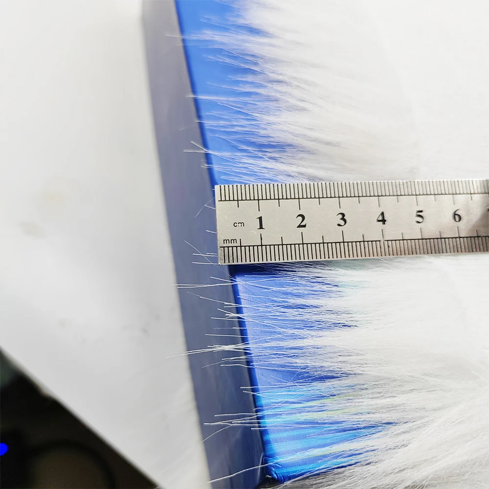 Good White Faux Fox Fur Fabric,Sewing Material,DIY Home Decoration,Collar,Clothing Accessories, about 5cm Long Hair,wide 180cm