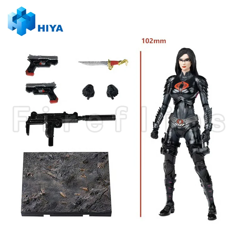 1/18 HIYA Action Figure Exquisite Mini Series G.I.Joe Baroness Anime Collection Model Toy